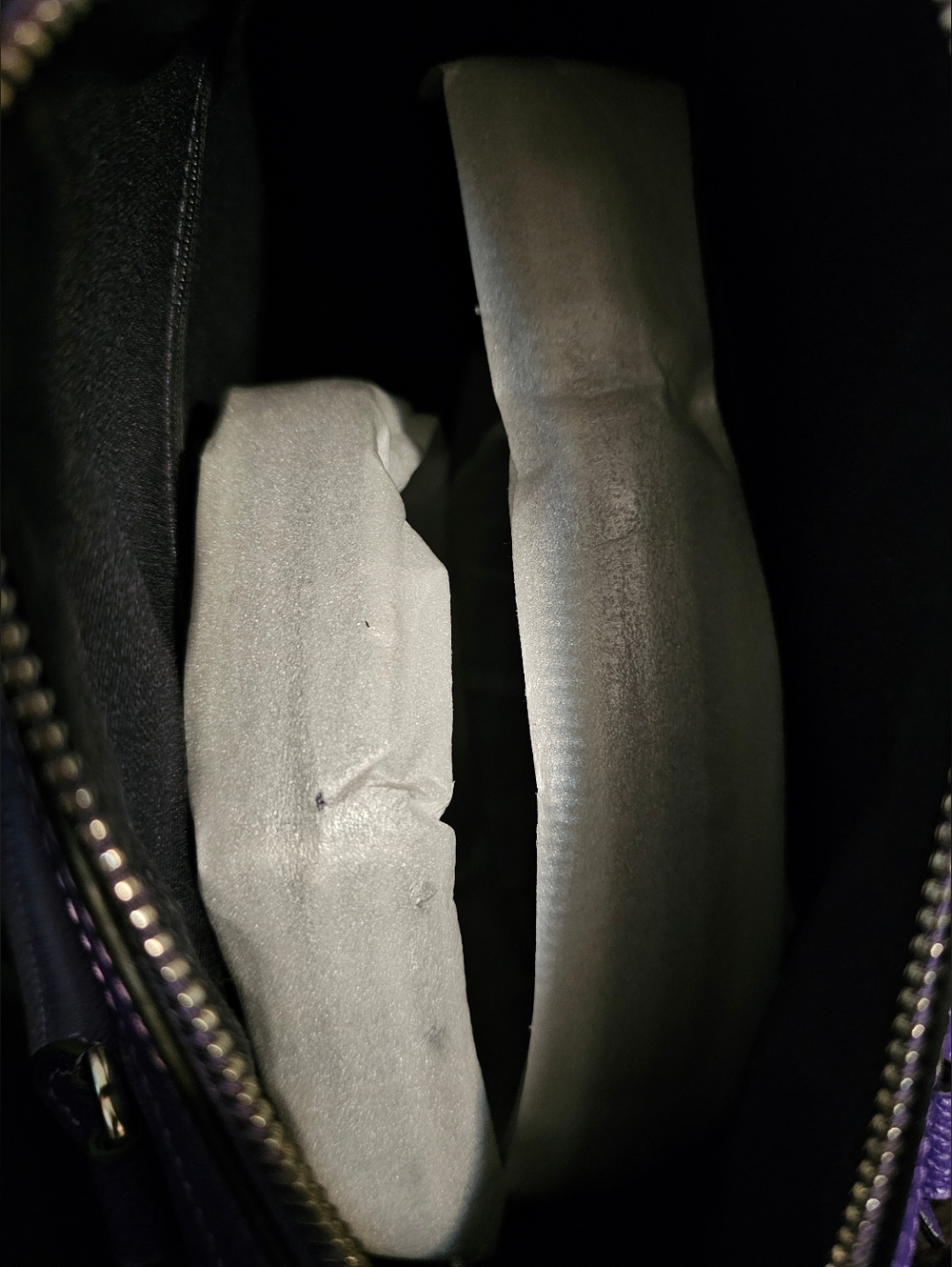 Coach Purple Leather Satchel with Shoulder Strap - Picture 8 of 8